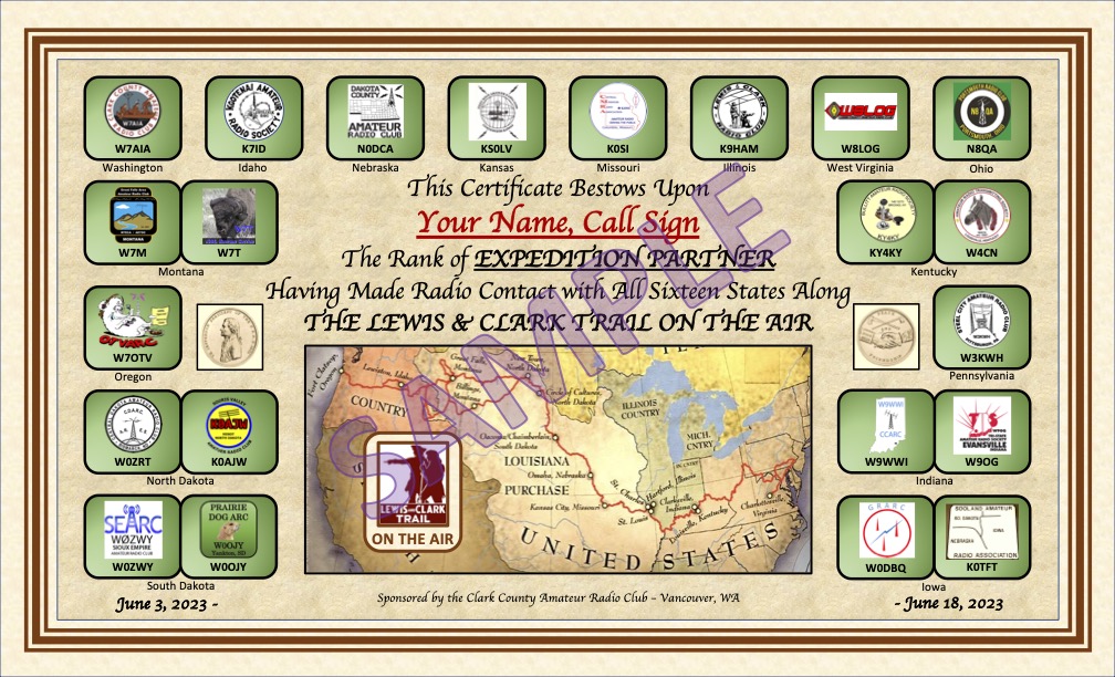 Expedition partner certificate sample